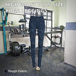 Leggings Elásticos de Cintura Alta con Bolsillos, Tallas Grandes, para Entrenamiento, Gimnasio, Fitness, Yoga, Pantalones Deportivos Transpirables con Elasticidad en Cuatro Direcciones - Product Image 2