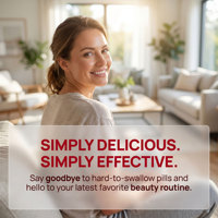 Qbioflex Multivitamines pour femmes, biotine, gommes à mâcher, favorise la santé des cheveux et des ongles, complément alimentaire beauté quotidien