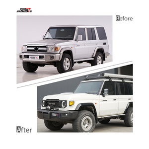 ชุดแต่ง GBT LC 70 76 Facelift สำหรับกันชนหน้า ไฟหน้า บังโคลน อัพเกรดชุดแต่งรอบคัน สำหรับรถยนต์โตโยต้าแลนด์ครุยเซอร์ 70 ปี 2002-2022 เป็นรุ่น Fj76 - Product Image 3
