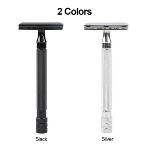 <strong>Double</strong> <strong>Edge</strong> Metal Safety <strong>Razor</strong> Traditional Men's <strong>Double</strong>-<strong>edge</strong> Shaving <strong>Razor</strong> Manual Beard <strong>Razor</strong> - Product Image 3