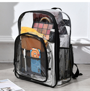 Promotional Hot Selling Large Capacity PVC Transparent <b>Backpack</b> Unisex Waterproof Schoolbag for <b>Students</b> and Travelers - Product Image 2