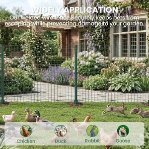 Glossy Finish Luxury Showroom Presentation High Visibility Steel Mesh <b>Grid</b> Surface Perimeter Guard 3D <b>Wire</b> Mesh Fence - Product Image 6