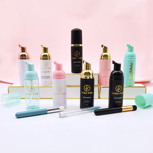 Livraison rapide <span class=keywords><strong>de</strong></span> marque privée, créez votre propre parfum personnalisé pour cils, shampoing et après-shampoing vides, flacon noir rose vert - Product Image 4