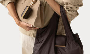 Nouveau <span class=keywords><strong>Sac</strong></span> à Bandoulière pour Femmes, Grande Capacité, en Nylon Pliable, <span class=keywords><strong>Sac</strong></span> de Courses Écologique - Product Image 2