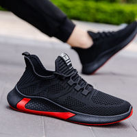 Chaussures de sport décontractées pour hommes, nouvelle collection, à bas prix, en maille tissée respirante