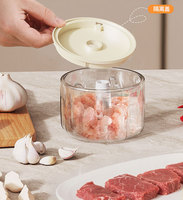 Hachoir Électrique Mini pour Légumes, Ail, Gingembre, Viande, Rechargeable par USB, Robot Culinaire, Gadget de Cuisine