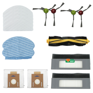 Accessoires pour aspirateur robot Ecovacs DEEBOT <span class=keywords><strong>OZMO</strong></span> T8 AIVI T8 <span class=keywords><strong>N8</strong></span> Pro Plus : brosse principale, brosse latérale, filtre à poussière, sac, serpillière - Product Image 2