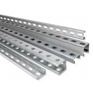 Solar Panel Support Steel C Channel Unistrut Channel Manufacturer 3m 6m Support C Channel Steel Profile