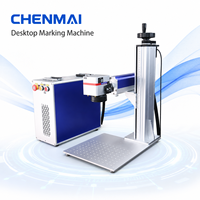 Machine de marquage laser à fibre CNC de type divisé Shandong Chenmai, haute précision et vitesse rapide pour la gravure sur métal et pierre