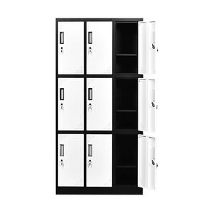 Meubles de bureau en acier, 9 portes, vintage, en métal, sport, gymnastique, <span class=keywords><strong>casier</strong></span> de rangement pour étudiants, vente en gros, livraison gratuite - Product Image 5