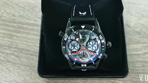 Montre pour homme, mouvement à quartz japonais, bracelet en cuir véritable, prix de gros, montre-bracelet décontractée et tendance pour homme - Product Image 6