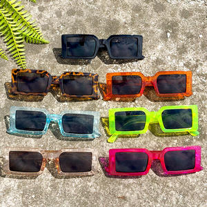 Neueste Sonnenbrille mit individuellem Logo <span class=keywords><strong>CROESUS</strong></span> XH006, Vollrand, modisch, UV400, niedlich, Retro, Candy-Farben, quadratisch, für Damen - Product Image 4
