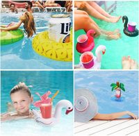 Jouets de piscine gonflables Novavojo en PVC de 25 cm, porte-gobelet flottant pour piscine, porte-gobelet en forme de fruit avec logo personnalisé