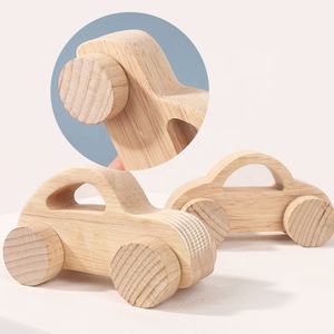 Pista de Carreras de Madera Maciza para Bebés 2023, Rampa de Carreras, Juguete de Madera Orgánico Montessori para Niños, Pista de Carreras de Madera con Ruedas - Product Image 1