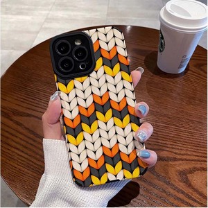 Màu lúa mì đầu hạt in ấn TPU da nhân tạo điện thoại di động Bìa trường hợp đối với <span class=keywords><strong>iPhone</strong></span> 8 x XR XS 11 12 13 14 15 16 17 Pro Max - Product Image 1