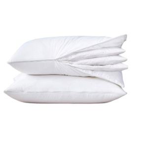 Mới Giá Rẻ Fluffy Da Thân Thiện Với Mềm Mại Ba Lớp Trắng Khách Sạn Ngỗng Xuống Lông Cổ Có Thể Điều Chỉnh Gối Với Dây Kéo - Product Image 1