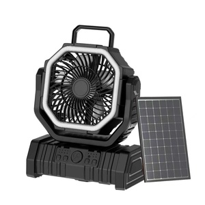 Ventilador de Escritorio y Camping de 20000 mAh, Recargable por USB, Portátil, para Exteriores, con Luz, Cuatro Velocidades, para Auto y Hotel - Product Image 1