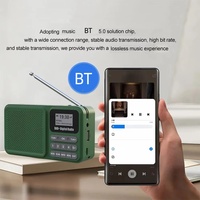 Radio DAB DAB Plus/FM dengan BT 5.0 & 80 Preset, Radio Dapur dengan Kabel atau Baterai 1200mAh, P11