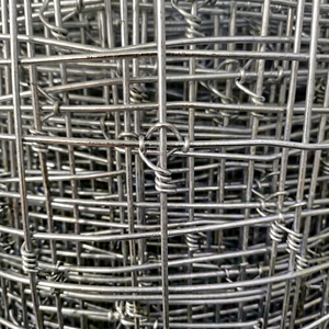 Malla de Alambre de Hierro Galvanizado en Caliente de Alta Resistencia, Personalizada de Fábrica, para Cercas de Ciervos y Ganado, con Nudos Fijos, para Terrenos Agrícolas - Product Image 1