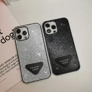 Luxury Shockproof Diamond Designer Phone Cover Apple Mobile Phone Case Accessories 2024 For Apple Iphone 11 15 13 14 Pro Max