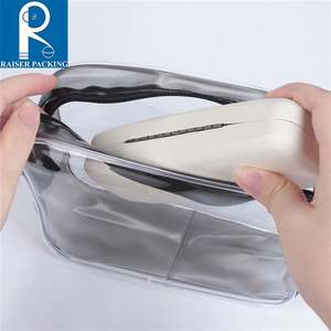 Bolsa de Cosméticos Transparente de Plástico Impermeable con Diseño de Caramelos y Logotipo Personalizado, con Cierre, Color y Tamaño Personalizables para Mujer - Product Image 3