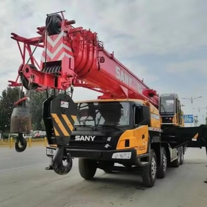 Grue sur camion hydraulique Sany 90t d'occasion abordable à prix avantageux, idéale pour les tâches de levage lourds en ingénierie - Product Image 1