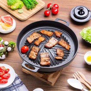 Griglia per Barbecue Rotonda Antiaderente Semplice per Uso Domestico KorOne per Una Persona - Product Image 2