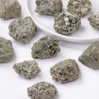 Cristaux naturels en vrac, échantillon minéral, gravier de chalcopyrite, pyrite brute, pierre roulée à vendre