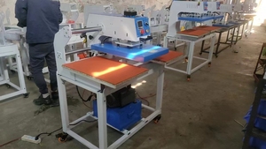 New Arrival Hydraulic Pressure Dual Heat <strong>Press</strong> 40*60 Heat <strong>Press</strong> Machines for T-shirt Clothing Labels Custom <strong>Printed</strong> - Product Image 2