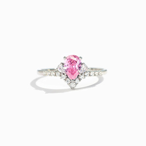 Anello a Goccia Rosa Principessa per Donne, Gioiello Elegante e di Lusso per le Dita - Product Image 1