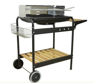 Chariot de barbecue mobile d'extérieur, patio, grand rouleau de barbecue, chariot de barbecue - Product Image 4