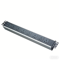 PDU de base 1U 19 pouces C13 C19 Argentine universel 6 8 10 20 voies, unité de distribution d'alimentation pour serveur, montage en rack de serveur