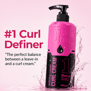 Crème Coiffante Définition Boucles Rose 400ml Anti-Frisottis Hydratante Brillance pour Cheveux Bouclés - Product Image 5