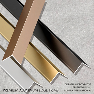 <span class=keywords><strong>Profilé</strong></span> <span class=keywords><strong>de</strong></span> finition en aluminium brossé anodisé sur mesure en forme <span class=keywords><strong>de</strong></span> L pour <span class=keywords><strong>transition</strong></span> mur-<span class=keywords><strong>sol</strong></span> et bordure d'angle - Product Image 3
