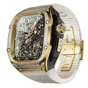 Bling Diamond Luxury Modification Kit strass 316L cassa per orologio in acciaio inossidabile <span class=keywords><strong>Apple</strong></span> <span class=keywords><strong>Watch</strong></span> Ultra 1/2 49mm - Product Image 1
