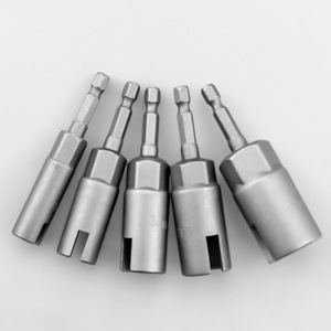 5 Piece Butterfly Socket Wrench Set 1/4 In Hex Drive Steel Industrial Grade Deep Socket Adapter For Power <b>Tools</b> - Product Image 2