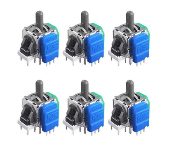 FOR PS5 PS4 XBOX SERIES Blue Magnetic TMR Hall Effect 3D Analog Hall Effect Thumbstick for Replacement