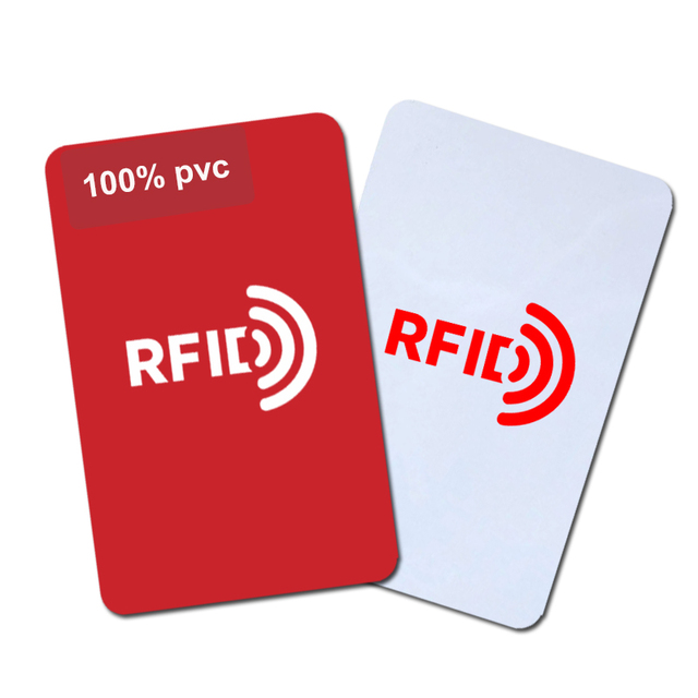 Custom Waterproof Plastic PVC Contactless Smart Chip 13.56MHz Student ID Staff Hotel Key Cards Door Access Control NFC RFID Card