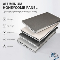 Panel de Nido de Abeja de Aluminio Moderno, Ligero, Ignífugo, Resistente al Agua, Revestimiento Arquitectónico Decorativo Tipo Sándwich