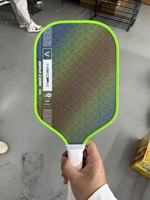 Nouvelle pagaie de pickleball MST Surface Multicolor Gen 4 en fibre de carbone T700 avec noyau en nid d'abeille, 16 mm, durable, entraînement amélioré, contrôle renforcé