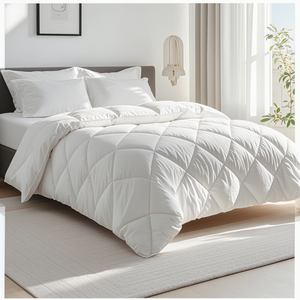 Edredón <span class=keywords><strong>de</strong></span> edredón <span class=keywords><strong>de</strong></span> <span class=keywords><strong>fibra</strong></span> <span class=keywords><strong>de</strong></span> <span class=keywords><strong>Microgel</strong></span> blanco Queen & King <span class=keywords><strong>de</strong></span> tamaño personalizado del fabricante <span class=keywords><strong>de</strong></span> China con acolchado <span class=keywords><strong>de</strong></span> poliéster para uso doméstico y hotelero - Product Image 3