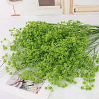 Bunga Baby's Breath Putih Artificial Real Touch, Dekorasi Romantis untuk Pernikahan, Hari Valentine, Hari Ibu, Kembali ke Sekolah, dan Rumah