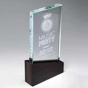 New Crystal Trophy Creative Company Annual Meeting Souvenir Solid Wood Medal Crystal Award Awards Color Printed Crystal Trophy - Product Image 5