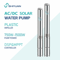 Pompe à eau solaire submersible pour puits profond, irrigation agricole, acier inoxydable SHIYUAN