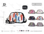 Borsa Rigida da Donna con Motivo a Mezzaluna, Tracolla Singola, Chiusura a Zip, Uso Quotidiano, Stile Moderno, Materiale PP, Capacità 1-1,9l - Product Image 1