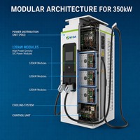 Station de recharge rapide DC pour véhicules électriques 120kW 150kW 180kW, chargeur double pistolet CCS2 GBT, OCPP RFID pour véhicules électriques chinois et européens, recharge haute puissance