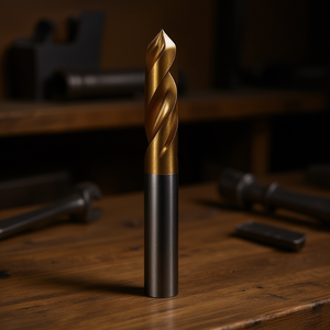 Broca Helicoidal HSS Co de 5.4mm x 66mm con Recubrimiento de TiN y Autocentrado - Product Image 3