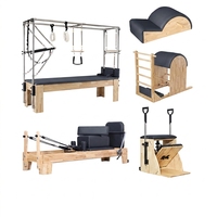 Lit de Pilates Cadillac MJD M201A en bois de caoutchouc/érable pour usage domestique et commercial, entraînement de yoga, fitness, musculation