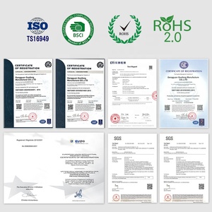 Produttore di cordino a spirale di sicurezza retrattile con gancio a scatto in lega di alluminio moschettone, nero/blu/verde/rosso/argento/giallo - Product Image 5