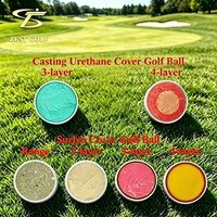 Produsen Grosir Harga Murah Kualitas Tinggi Bola Golf 3 Lapis Surlyn dengan Logo Cetak Kustom dan Label Pribadi OEM